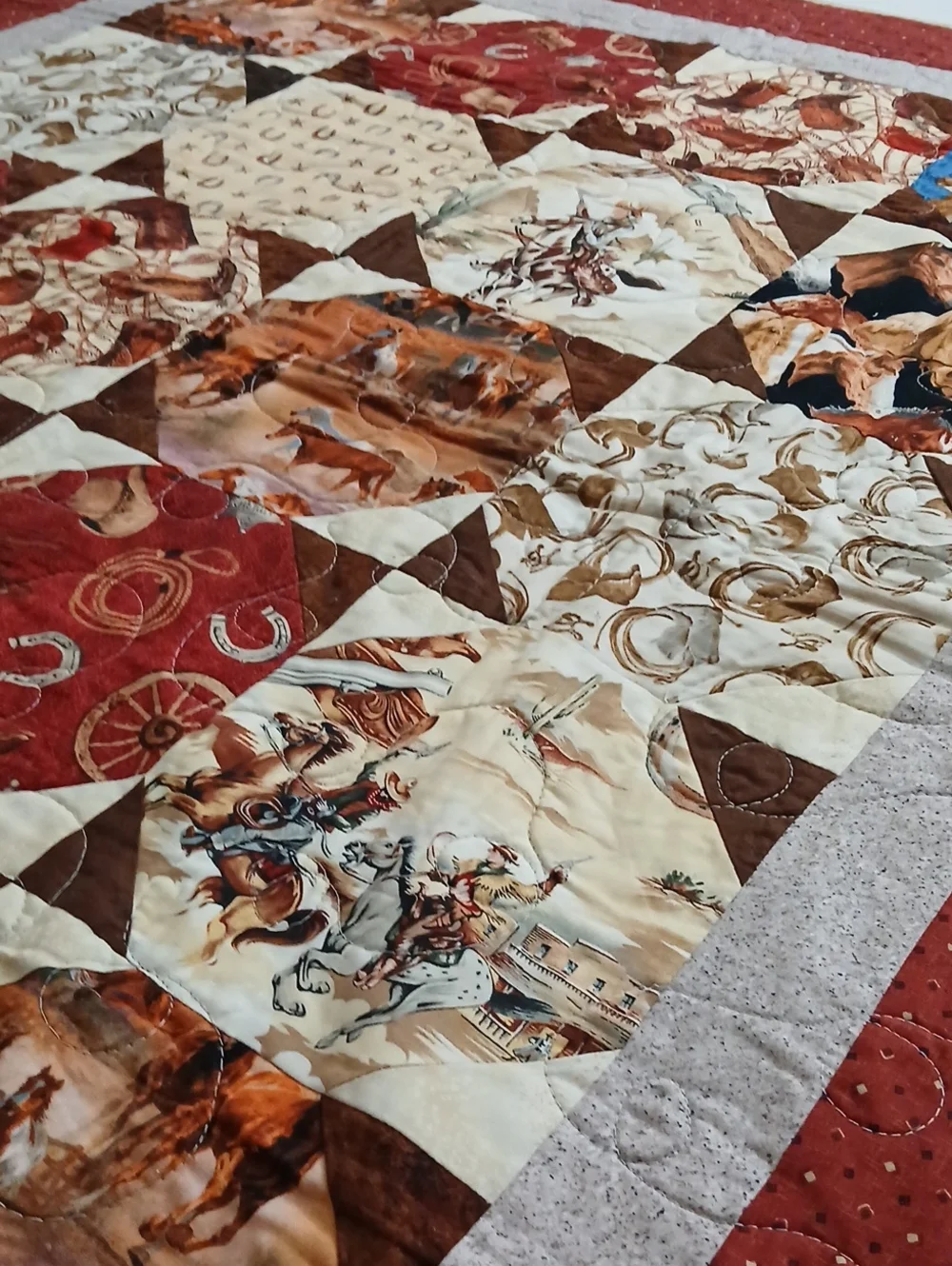 Handmade Horse Quilt